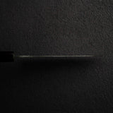 Kurogane Blue 2 Kurouchi Santoku 165mm Rosewood Handle, with Hatsukokoro Stamp