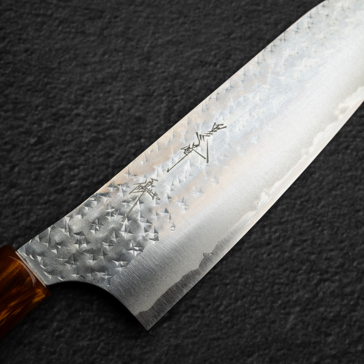 Kurosaki Kokusen AS Santoku 170mm - Gold Ferrule