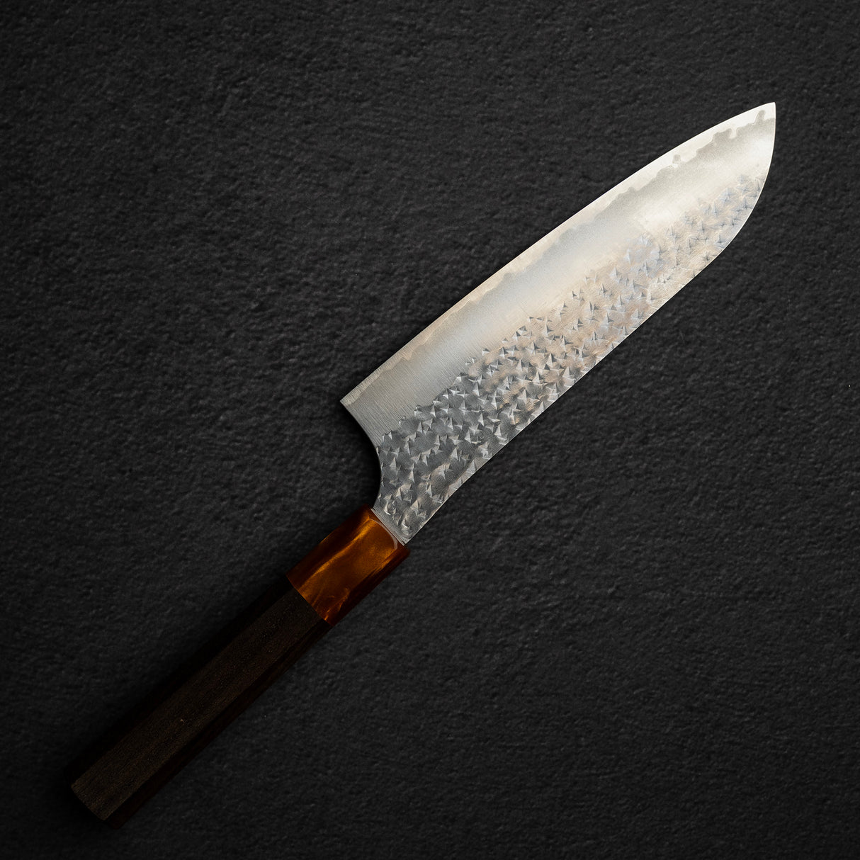 Kurosaki Kokusen AS Santoku 170mm - Gold Ferrule