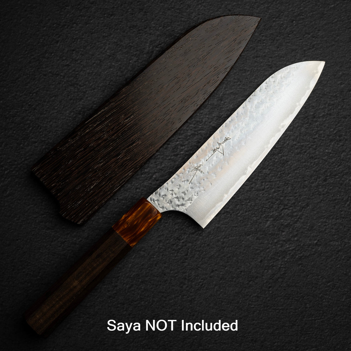 Kurosaki Kokusen AS Santoku 170mm - Gold Ferrule
