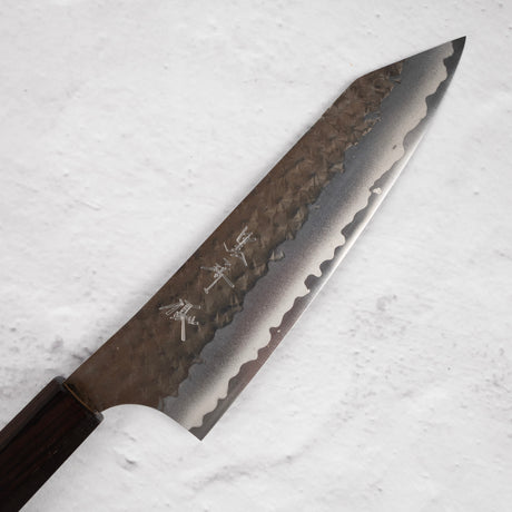 Kurosaki Kokusen Ei Aogami Super K tip Bunka 170mm Ebony Handle