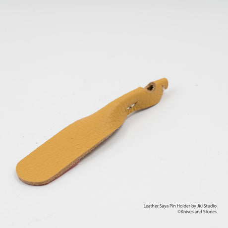 Leather Saya Pin Holder with Pin