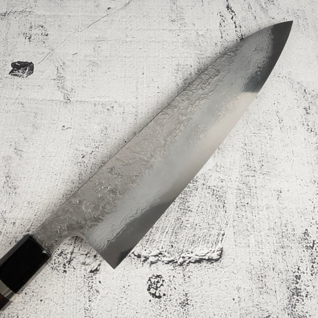 Masuda Yoshihide Blue 1 Damascus Gyuto 220mm