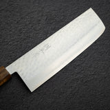 Masutani Kokuryu VG10 Damascus Nakiri 165mm Black Chacate Handle
