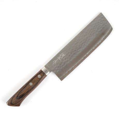 Masutani Kokuryu VG10 Damascus Nakiri 165mm Western Handle