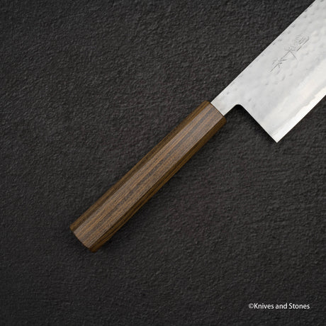 Masutani VG1 Tsuchime Nakiri 165mm Black Chacate Handle