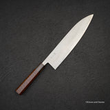 미야자키 카지야 x 하츠코코로 은삼강 다마스커스 규토(셰프나이프) 240mm 스네이크우드 핸들