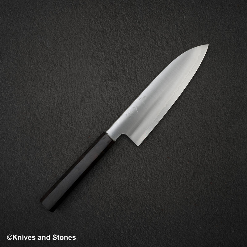 묘진 코발트 스페셜 산토쿠(다용도칼) 180mm 에보니 핸들