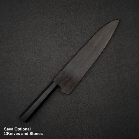 묘진 리키 코발트 스페셜 규토(셰프나이프) 240mm 에보니 핸들