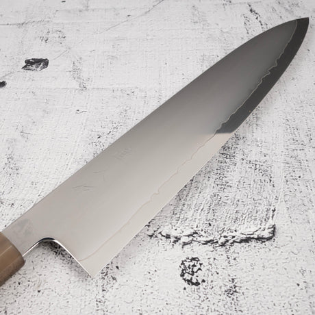 묘진 리키 제작소 SG2 규토(셰프나이프) 240mm 암보이나 핸들