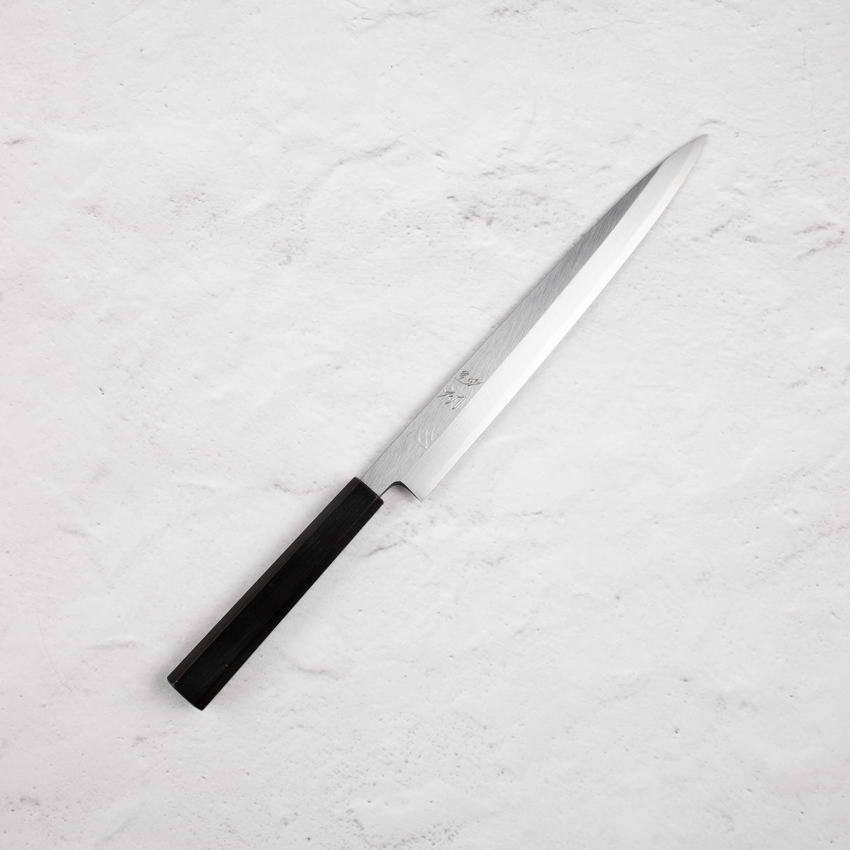 하츠코코로 x 묘진 시라사기 백2강 야나기바(사시미칼) 270mm