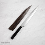 하츠코코로 x 묘진 시라사기 백2강 야나기바(사시미칼) 270mm