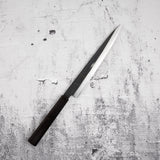 하츠코코로 나카가와 청1강 쿠로우치 다마스커스 스지히키 240mm 에칭 블랙 에보니