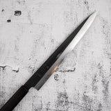 하츠코코로 나카가와 청1강 쿠로우치 다마스커스 스지히키 240mm 에칭 블랙 에보니