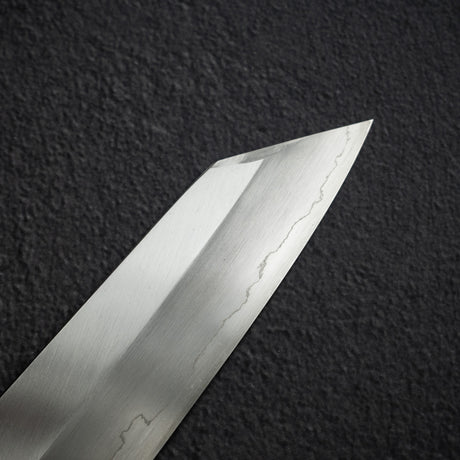 Hatsukokoro x Nakagawa Ginsan Wide-bevel K-tip Gyuto 270mm Ebony