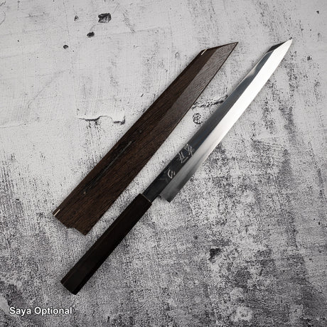 Nakagawa Ginsan K-tip Yanagiba 270 mm Mirror-polished Ebony Handle