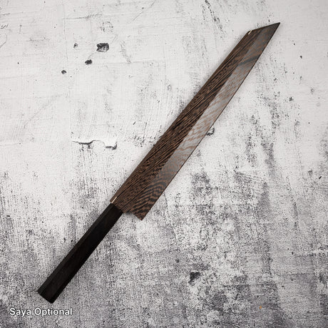 Nakagawa Ginsan K-tip Yanagiba 300 mm Mirror-polished Ebony