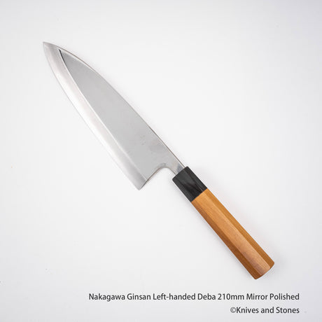 나카가와 은삼강 경면 좌손용 데바(생선손질칼) 165/180/210mm