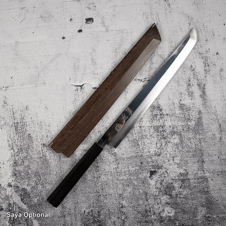 Nakagawa Ginsan Sakimaru Takobiki 300mm Mirror Polished Ebony by Hatsukokoro