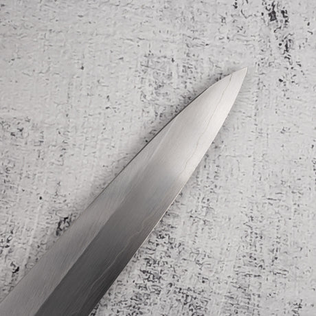 Nakagawa Ginsan Kasumi Finish Sujihiki 240mm Ebony