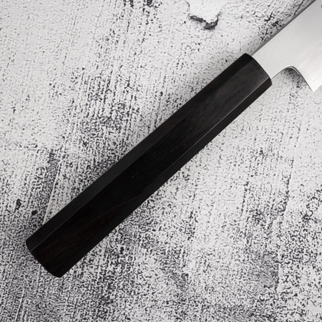 Nakagawa Ginsan Kasumi Finish Sujihiki 240mm Ebony