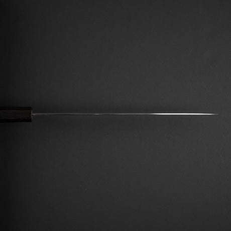 Nakagawa Ginsan Kasumi Finish Sujihiki 240mm Ebony