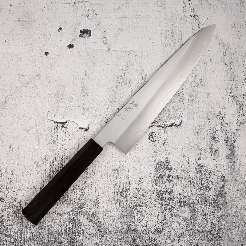 하츠코코로 x 나카가와 은삼강 와이드베벨 규토(셰프나이프) 240mm