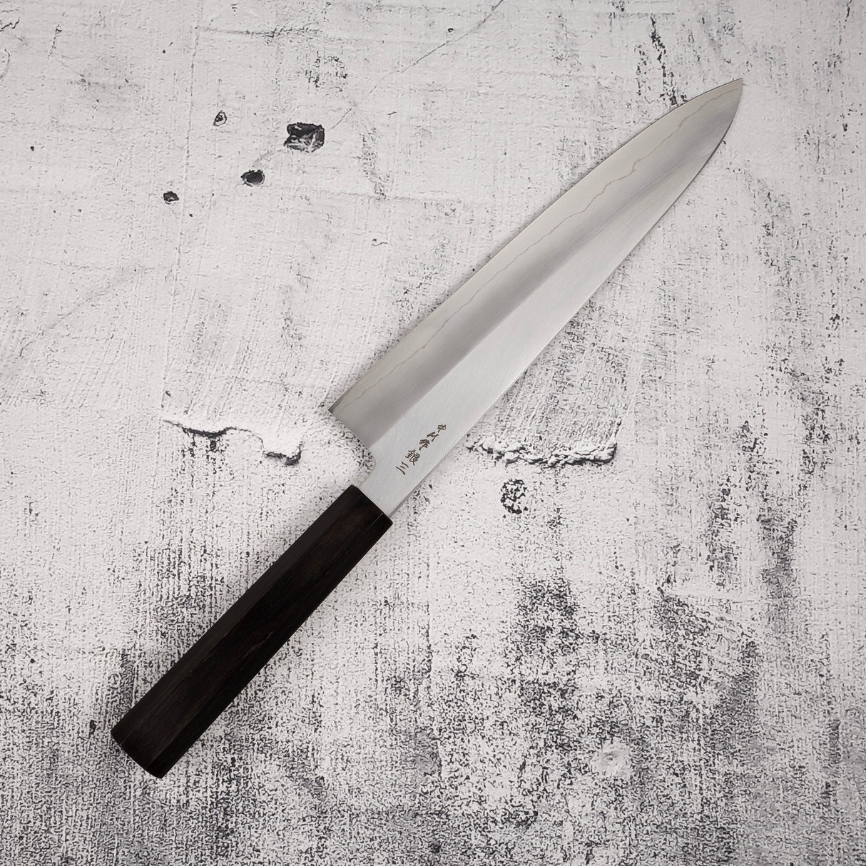 하츠코코로 x 나카가와 은삼강 와이드베벨 규토(셰프나이프) 240mm