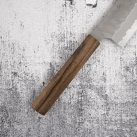 Nigara Aogami (Blue) Super Gyuto 210mm Tsuchime Black Chacate