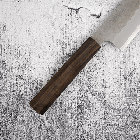 Nigara Aogami (Blue) Super Gyuto 240mm Tsuchime Black Chacate