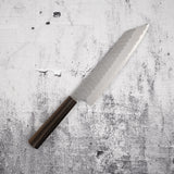 Nigara Aogami (Blue) Super K-tip Gyuto 240mm Tsuchime Black Chacate