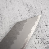 Nigara Aogami (Blue) Super K-tip Gyuto 240mm Tsuchime Black Chacate