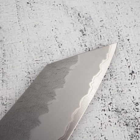 Nigara Aogami (Blue) Super K-tip Gyuto 240mm Tsuchime Black Chacate