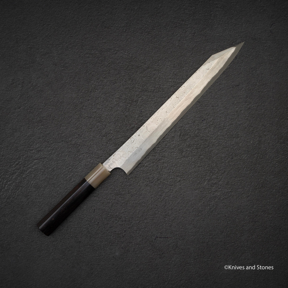 니가라 안몬 쿠로조메 청2강 다마스커스 키리츠케 야나기바(사시미칼) 300mm