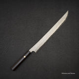 니가라 안몬 쿠로조메 청2강 다마스커스 사키마루 타코히키 야나기바(사시미칼) 330mm