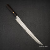 니가라 안몬 쿠로조메 청2강 다마스커스 사키마루 타코히키 야나기바(사시미칼) 330mm