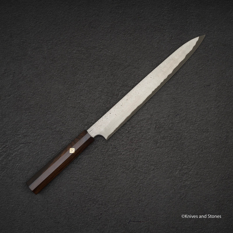 니가라 안몬 쿠로조메 청2강 다마스커스 야나기바(사시미칼) 270mm