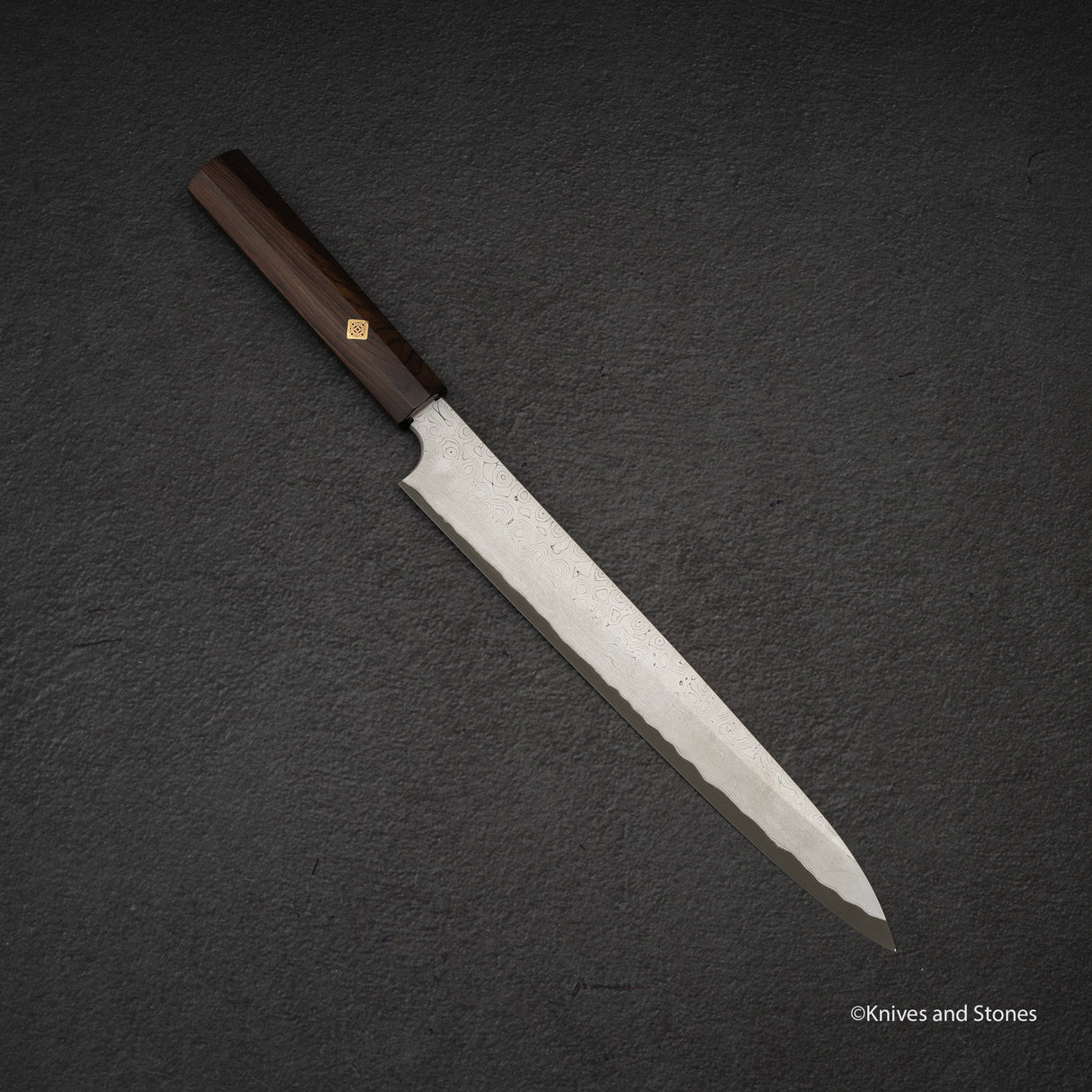니가라 안몬 쿠로조메 청2강 다마스커스 야나기바(사시미칼) 270mm
