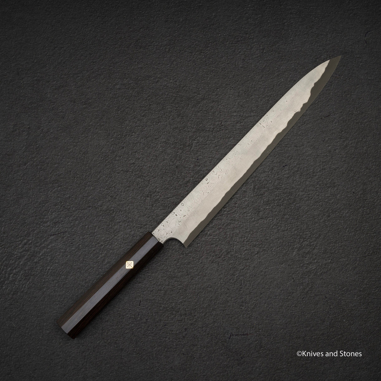 니가라 안몬 쿠로조메 청2강 다마스커스 야나기바(사시미칼) 300mm