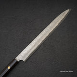 Nigara Anmon Kurozome Blue 2 Damascus Yanagiba 330mm