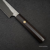 Nigara Anmon Kurozome Blue 2 Damascus Yanagiba 330mm