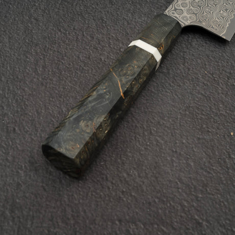 Nigara Anmon SG2 Damascus Nakiri 180mm Birch (暗紋)