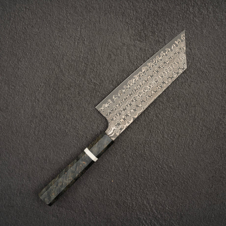 Nigara Anmon SG2 Damascus Nakiri 180mm Birch (暗紋)