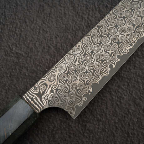 Nigara Anmon SG2 Raindrop Damascus K-tip Sujihiki 255mm Birch