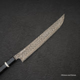 Nigara Anmon SG2 Raindrop Damascus Sakimaru Sujihiki 270mm