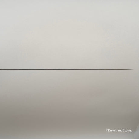 Nigara Anmon SG2 Raindrop Damascus Sakimaru Sujihiki 300mm