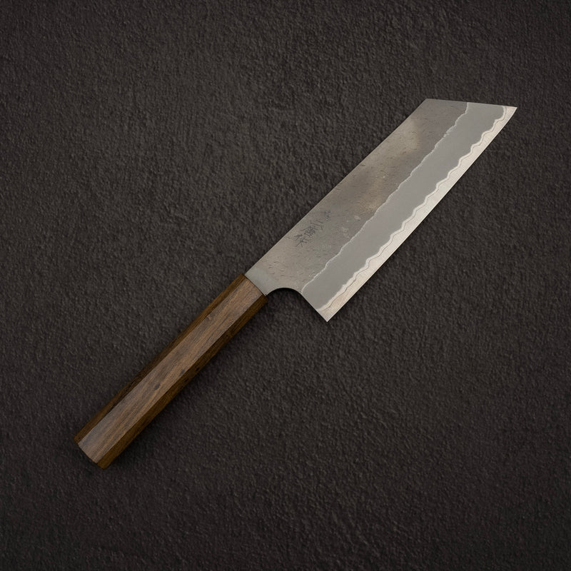 니가라 하모노 슈퍼청지 K팁 나키리(야채칼) 180mm 블랙 차카테