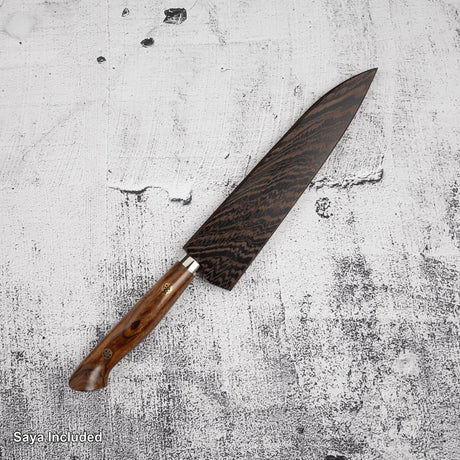 Nigara SG2 Kurouchi K-tip Petty 150mm Tsuchime Western Ironwood