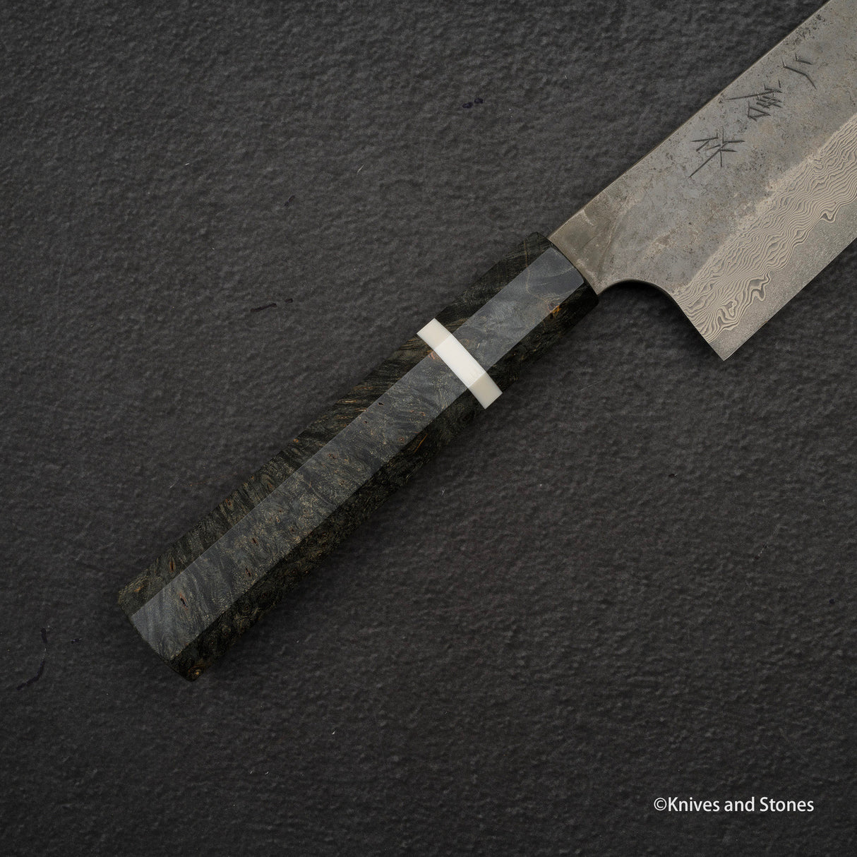 니가라 은삼강 쿠로조메 다마스커스 K팁 규토(셰프나이프) 240mm