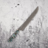 니가라 안몬 SG2 레인드롭 다마스커스 사키마루 스지히키 270mm 자개 웨스턴핸들